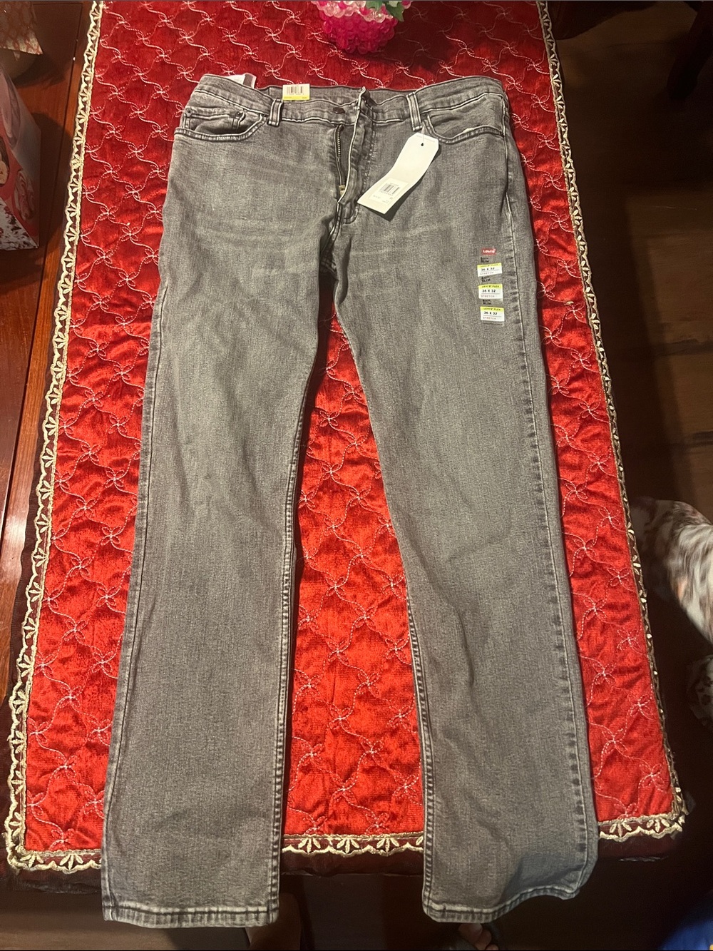 Levi's Gray Straight-Leg Women's Jeans